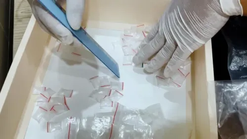 [Video] Khám xét khẩn cấp chỗ ở 2 đối tượng phát hiện thu giữ nhiều heroin và ma túy đá